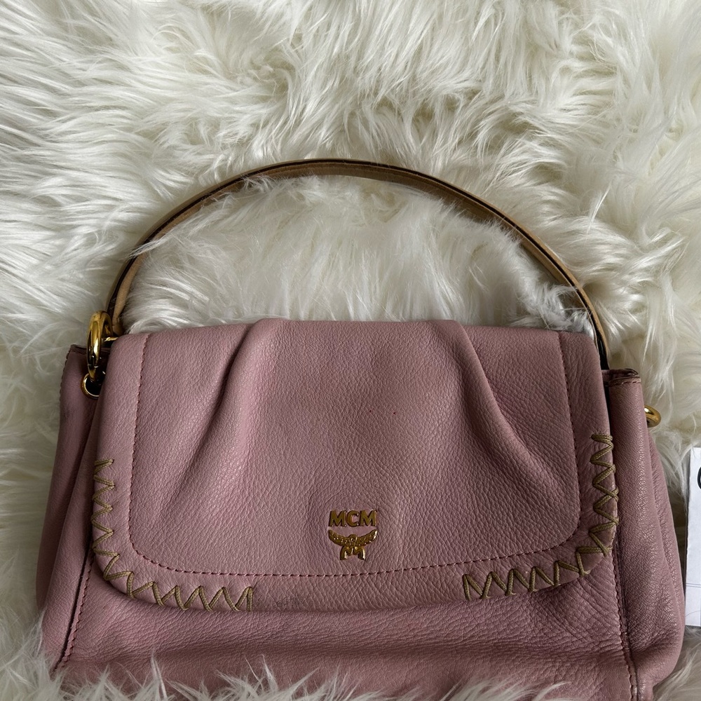 mcm shoulder bag